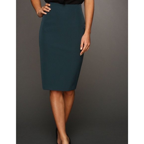 Kenneth Cole | Skirts | Kenneth Cole Womens Size Large Green Petrol High  Waisted Pencil Skirt | Poshmark